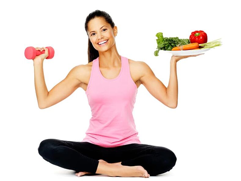 Physical activity and proper nutrition will help you get a slim figure
